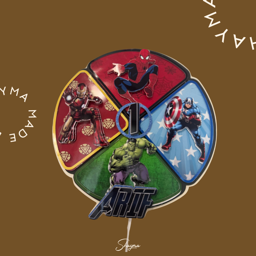 Avengers  Cake Topper 3D